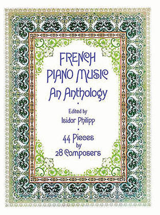 Book cover for French Piano Music, An Anthology