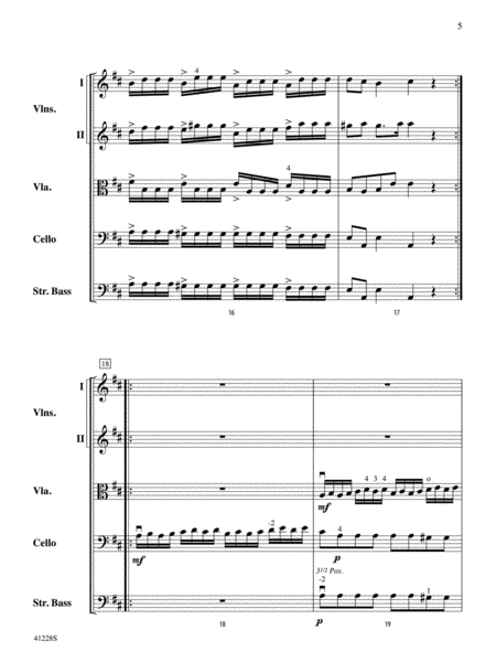 Concerto in D: Score