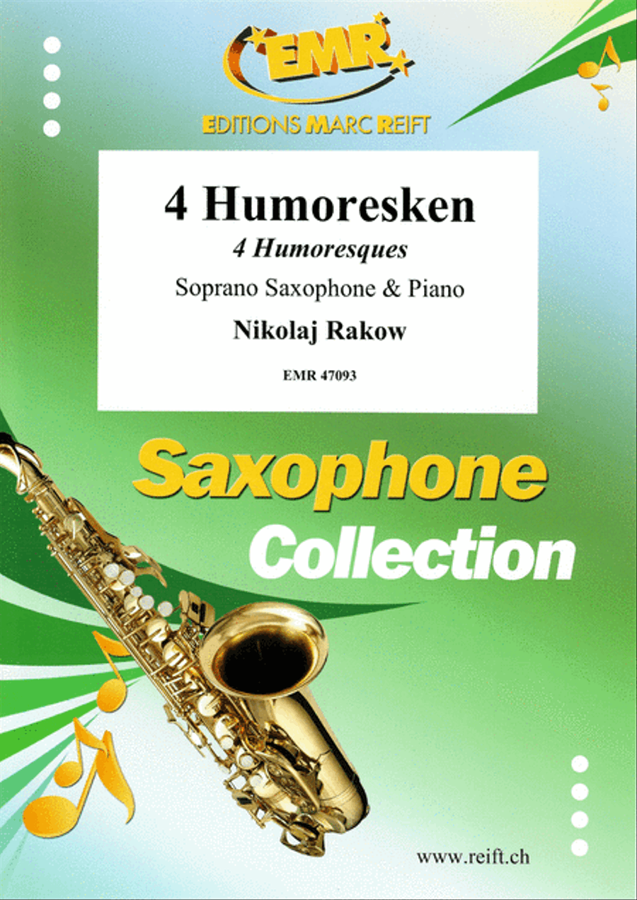 4 Humoresken Soprano Saxophone scores gallery preview page 1