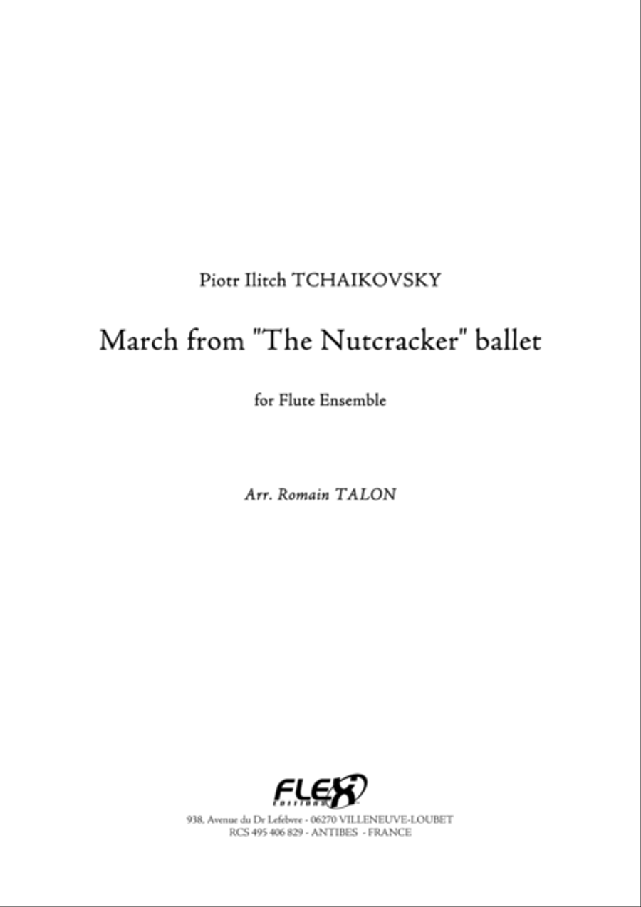 March from The Nutcracker Flute scores gallery preview page 1