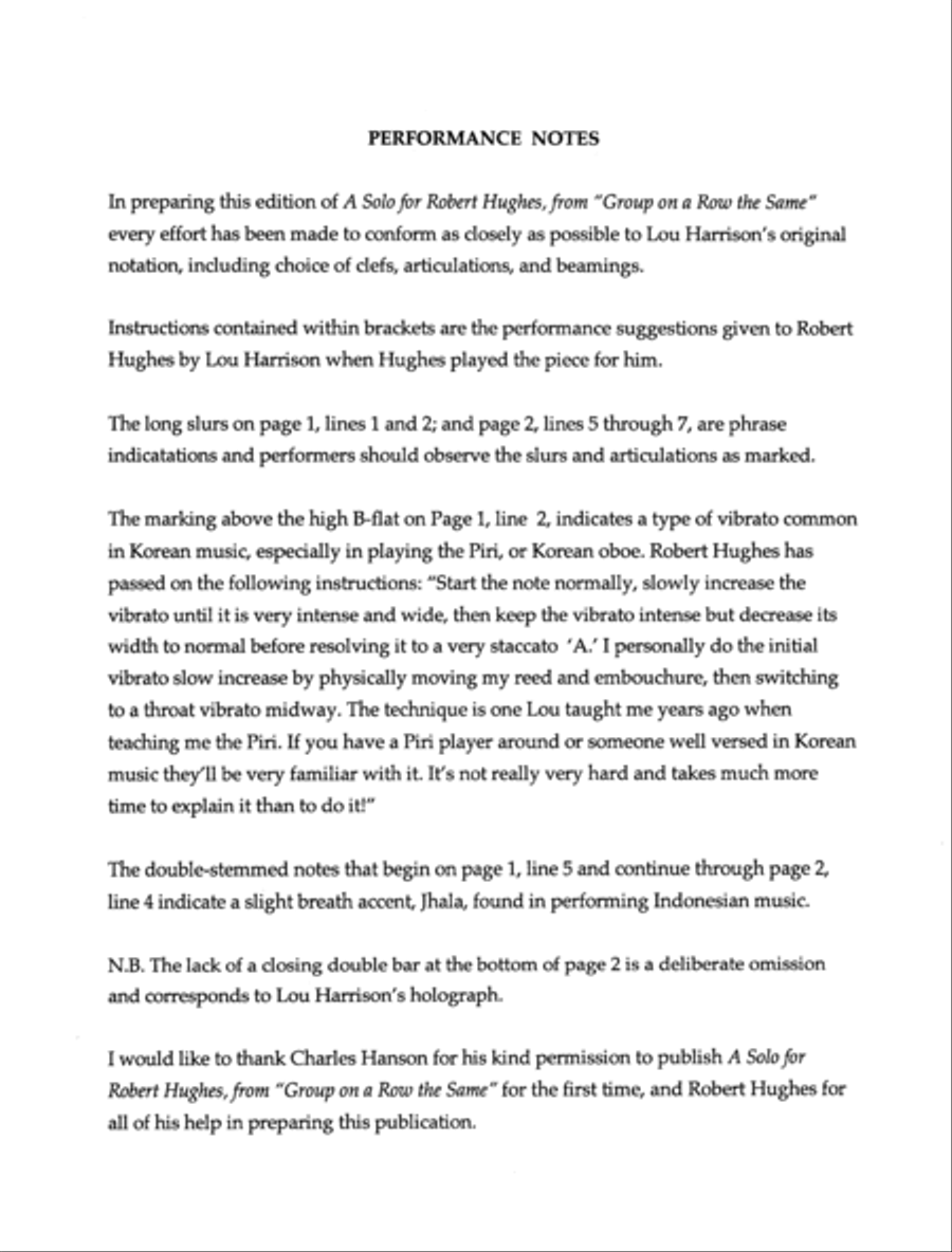 A Solo for Robert Hughes Bassoon Solo scores gallery preview page 3