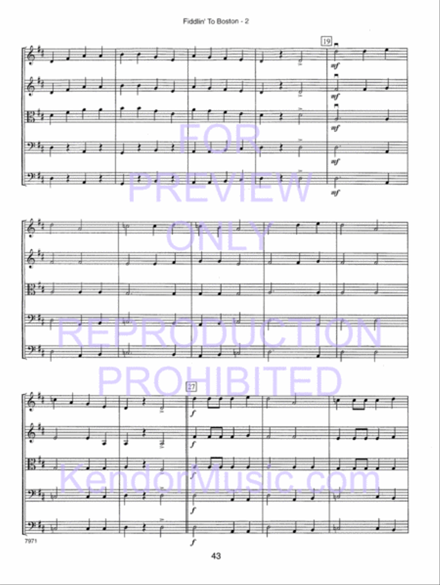 Kendor Concert Favorites , Volume 1 (Score) - with MP3s String Orchestra scores gallery preview page 48
