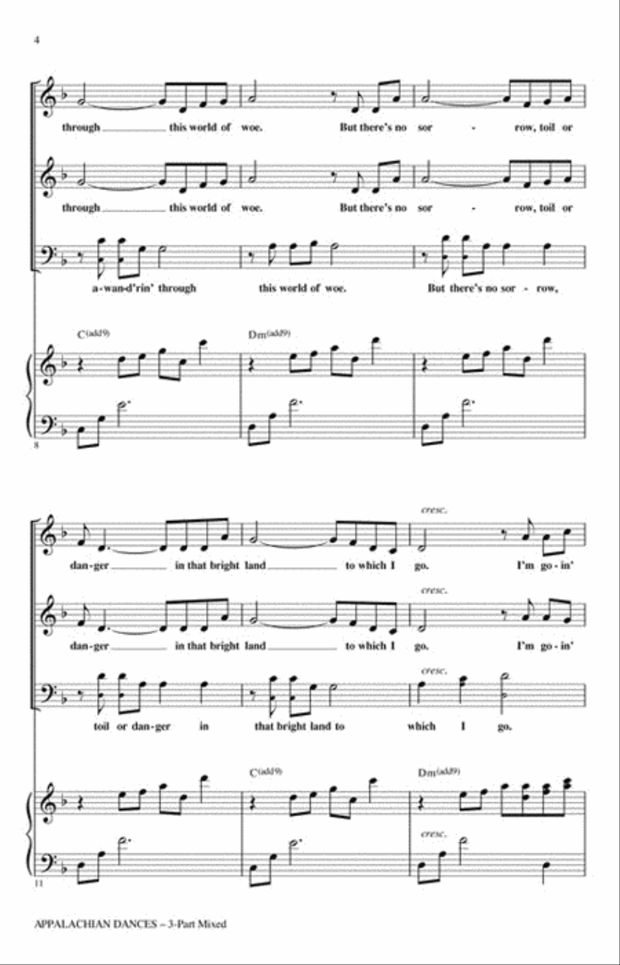 Appalachian Dances Choir scores gallery preview page 3