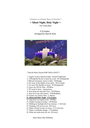 Book cover for Silent Night, Holy Night (For Viola Duet)