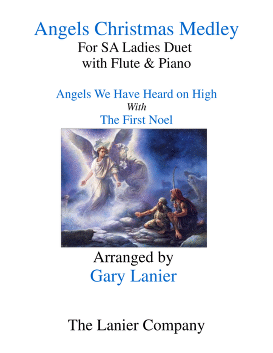 ANGELS CHRISTMAS MEDLEY (for SA Ladies Duet with Flute & Piano) image number null