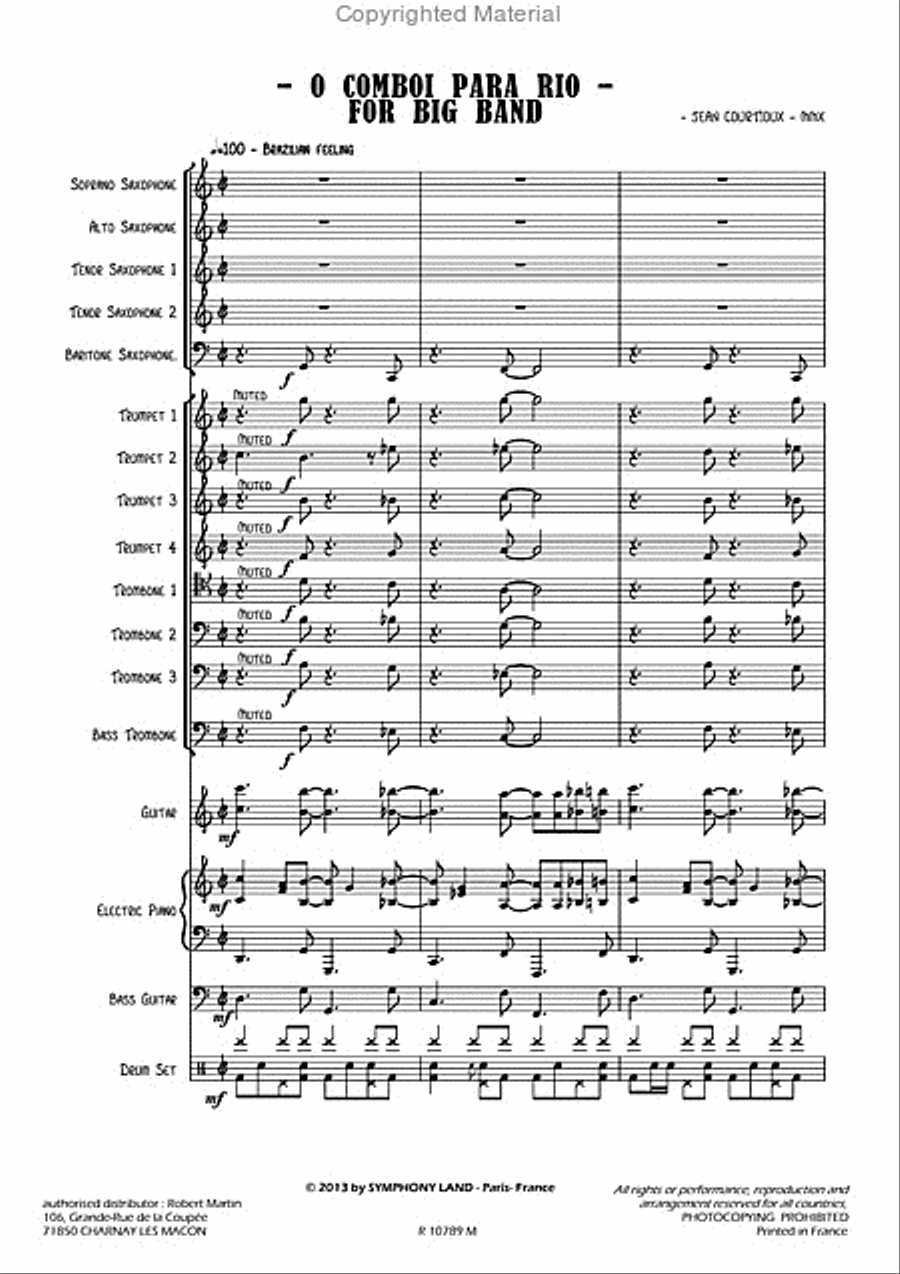 O comboi para rio Jazz Ensemble scores gallery preview page 2