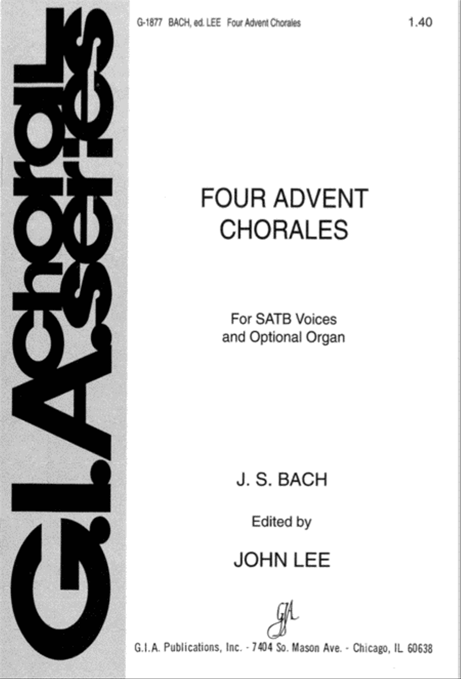 Four Advent Chorales Four Advent Chorales 4-Part scores gallery preview page 1