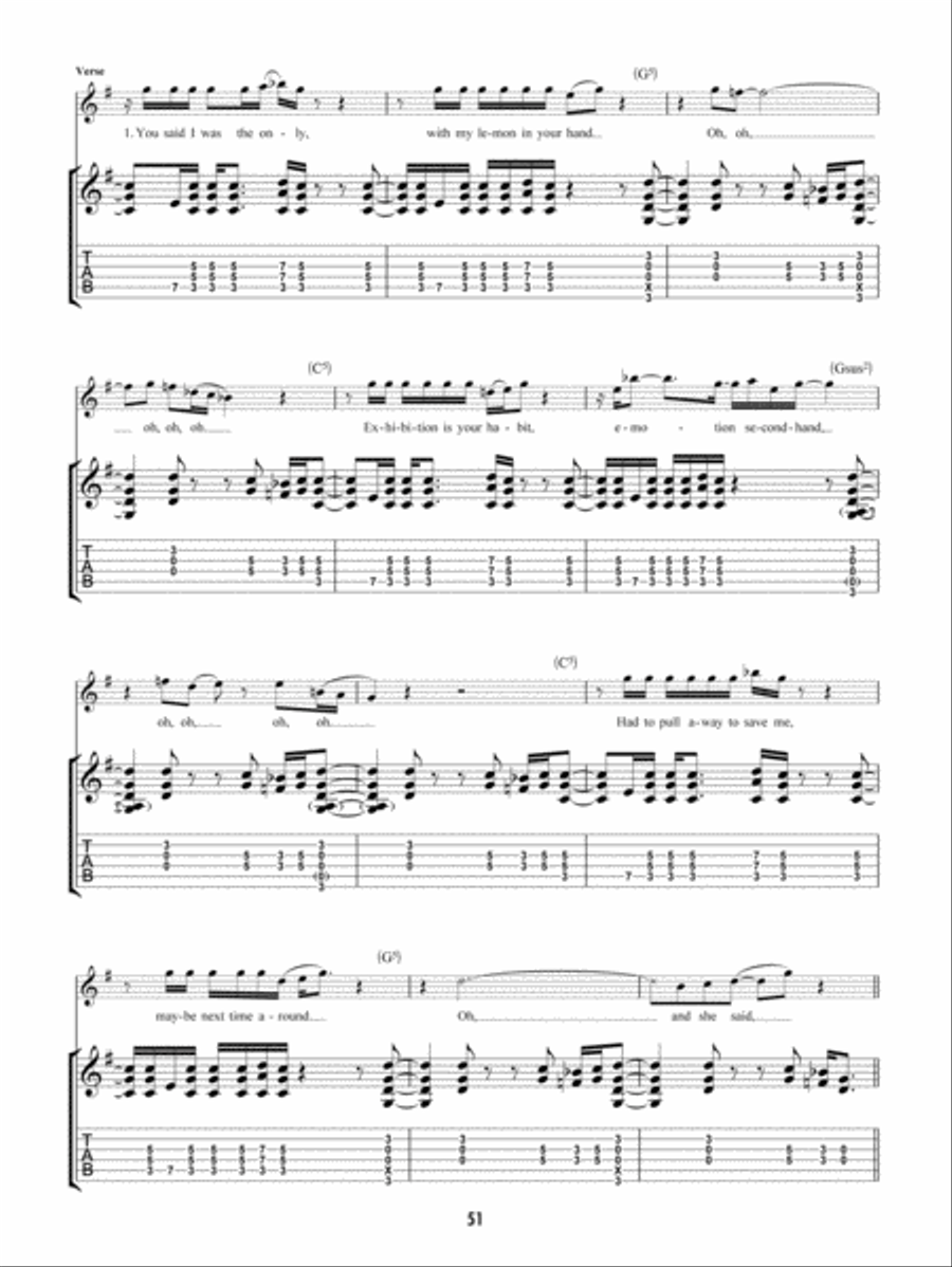 For Your Life For Your Life Guitar Tablature scores gallery preview page 2