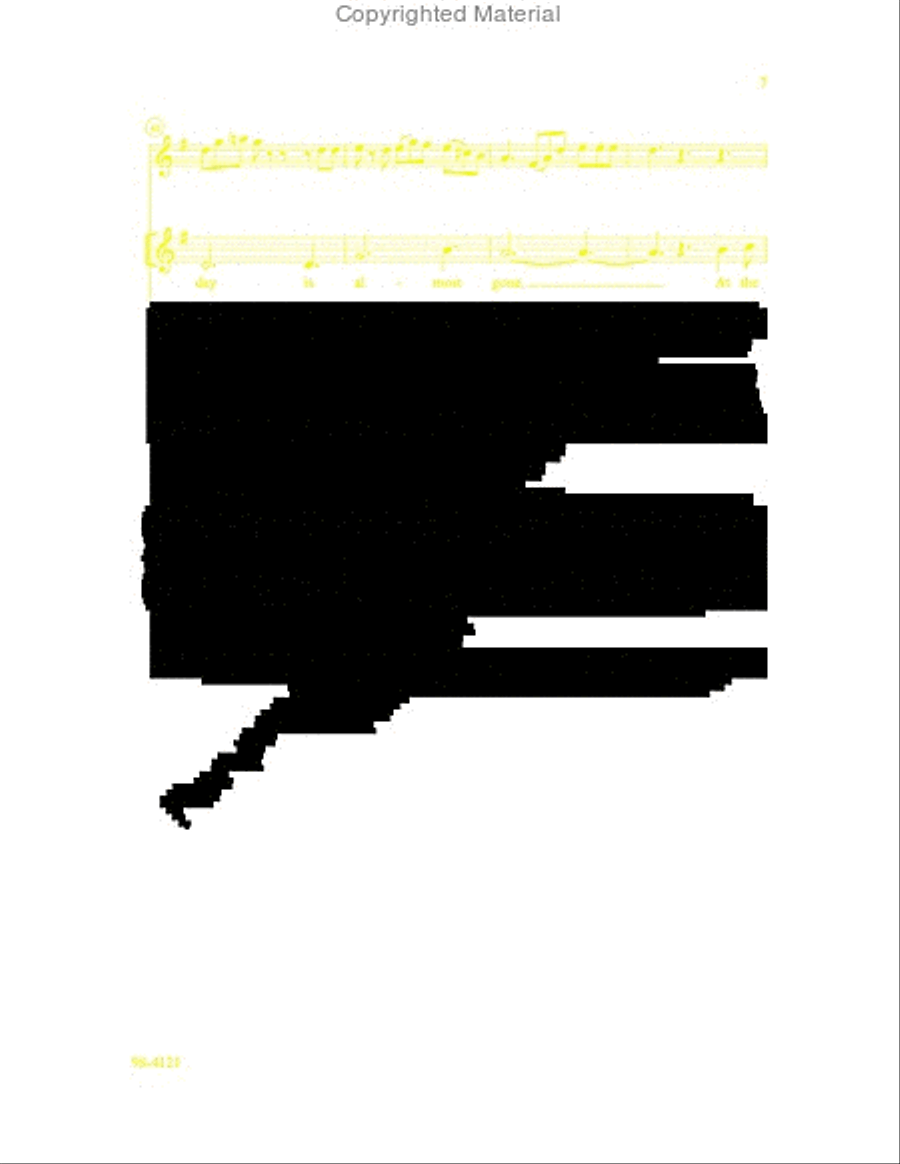 Precious Lord, Take My Hand 4-Part scores gallery preview page 7