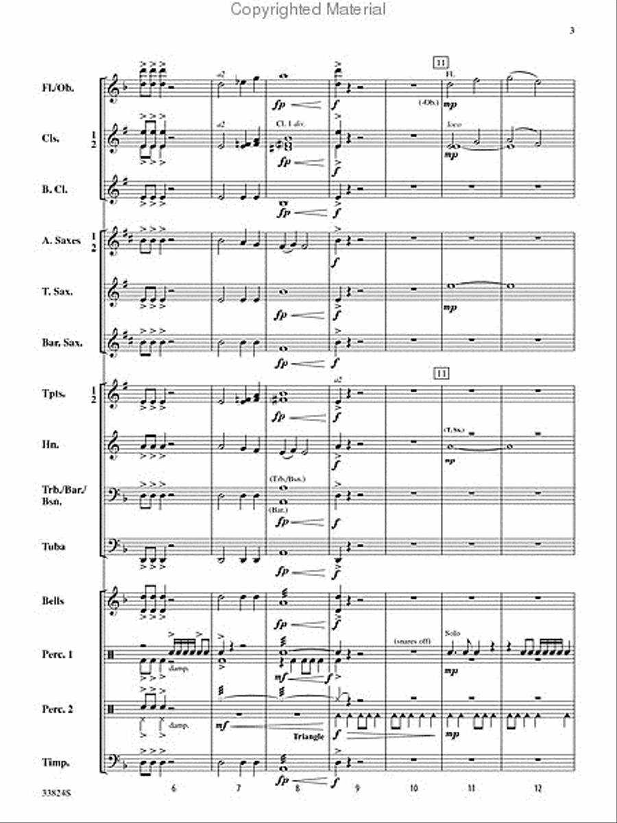 Awake the Iron Concert Band scores gallery preview page 3