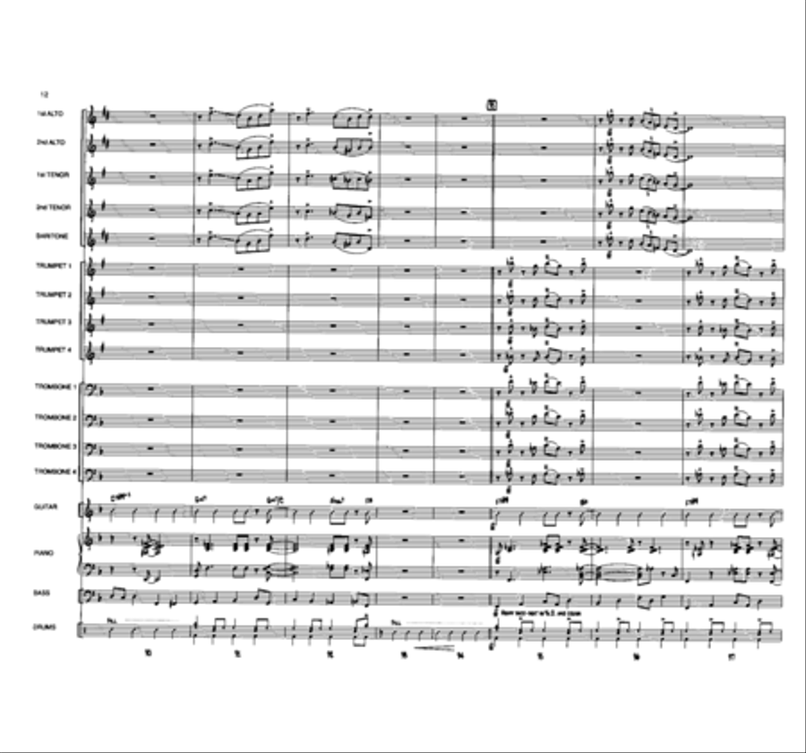 It Might As Well Be Swing Jazz Ensemble scores gallery preview page 13