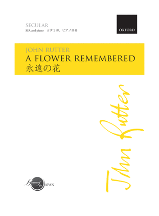 Book cover for A flower remembered