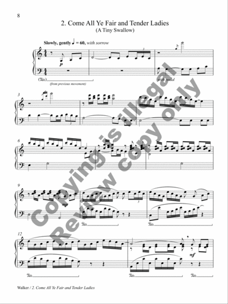 Shady Grove: and Other Songs from the Appalachian Mountains Piano Solo scores gallery preview page 16