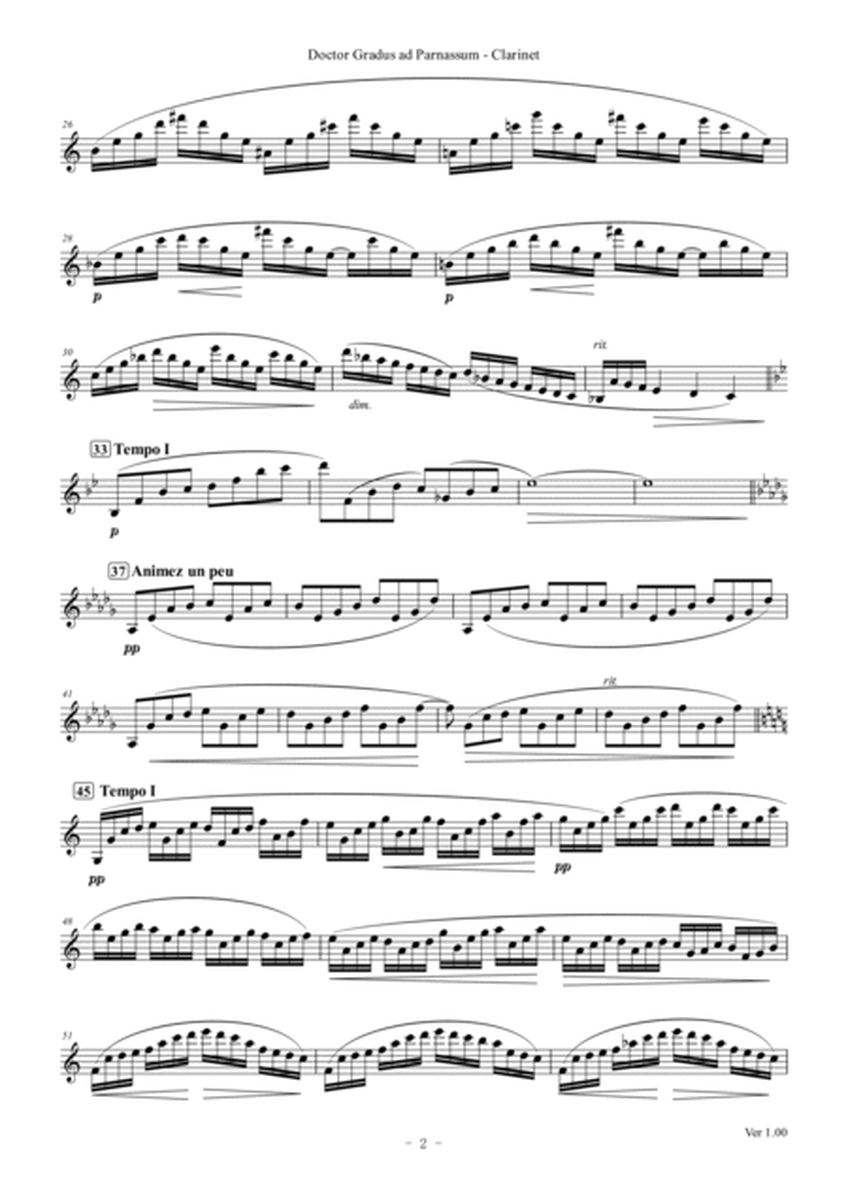 Doctor Gradus ad Parnassum / C.Debussy (Clarinet)
