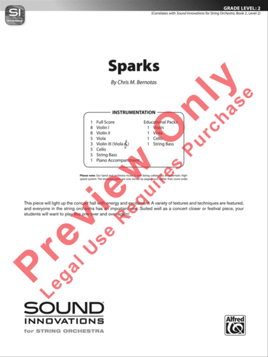 Sparks String Orchestra scores gallery preview page 2