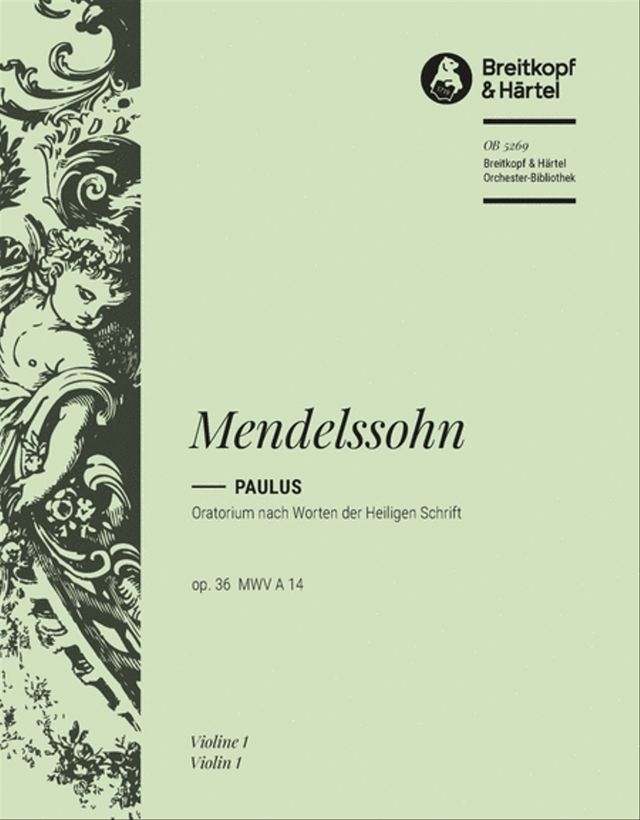 Saint Paul Op. 36 MWV A 14 SSAATB scores gallery preview page 1