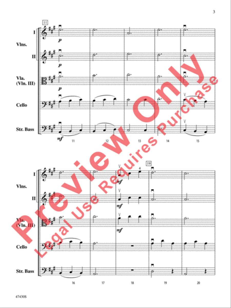 Sky Suite Sky Suite String Orchestra scores gallery preview page 4