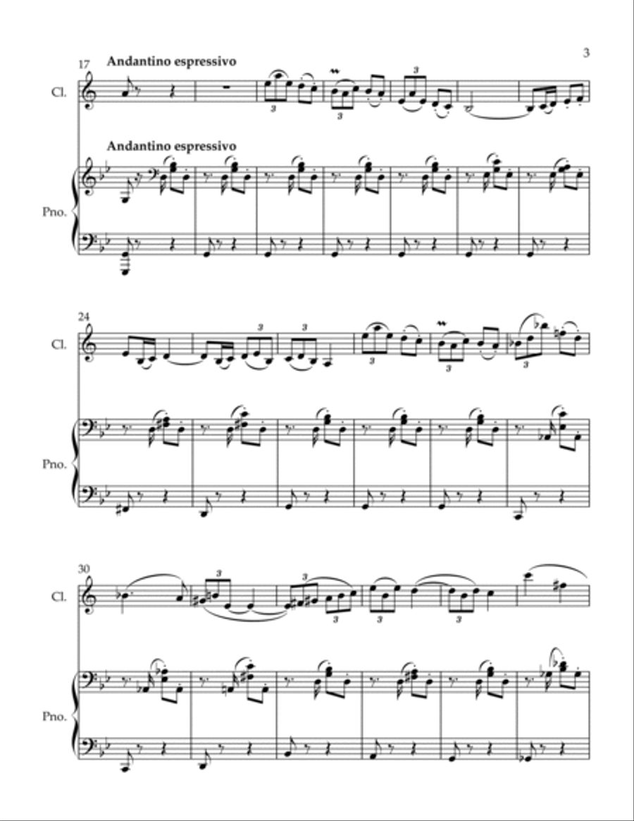 Escamilla Clarinet Solo scores gallery preview page 3