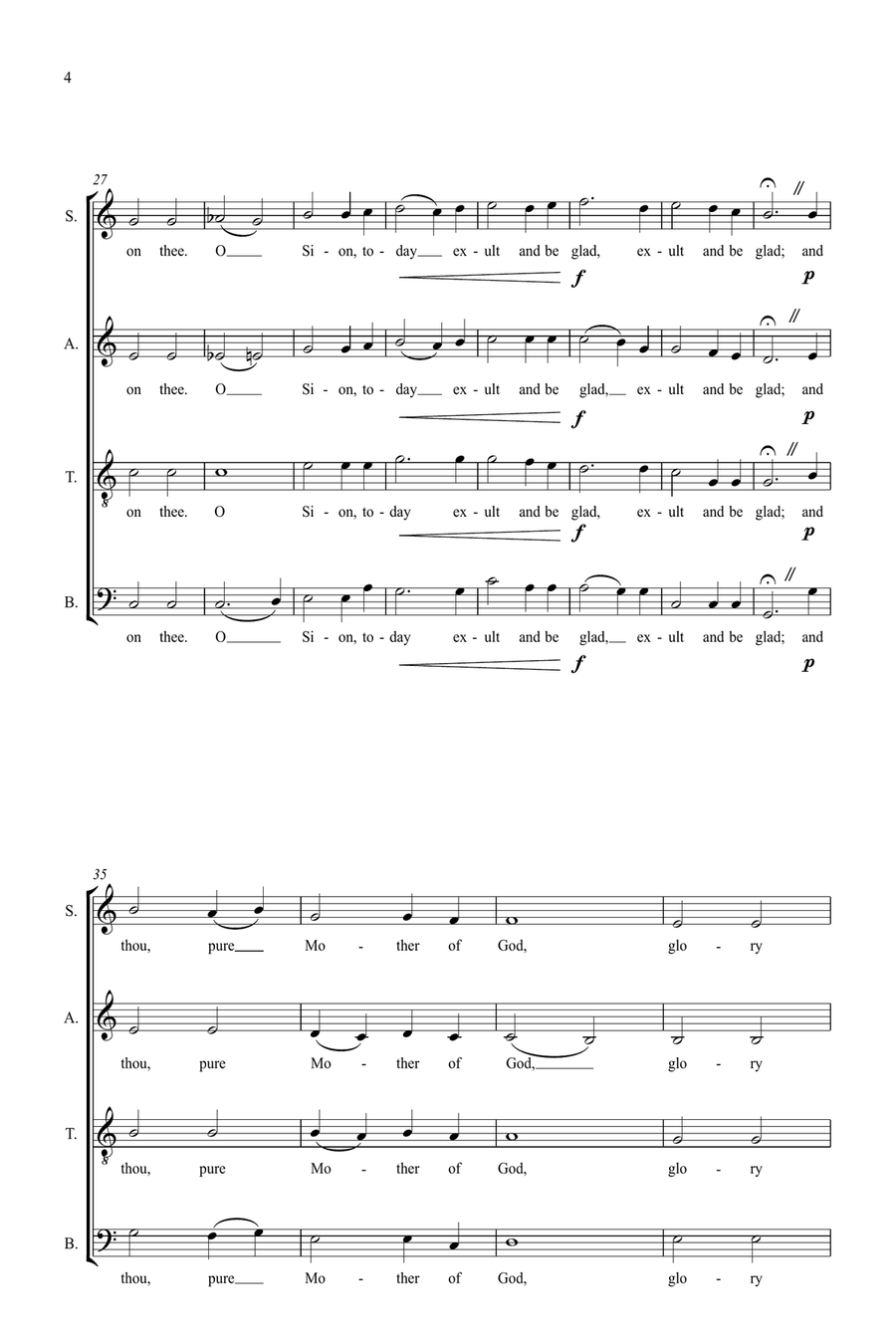 The Angel Cried 4-Part scores gallery preview page 4