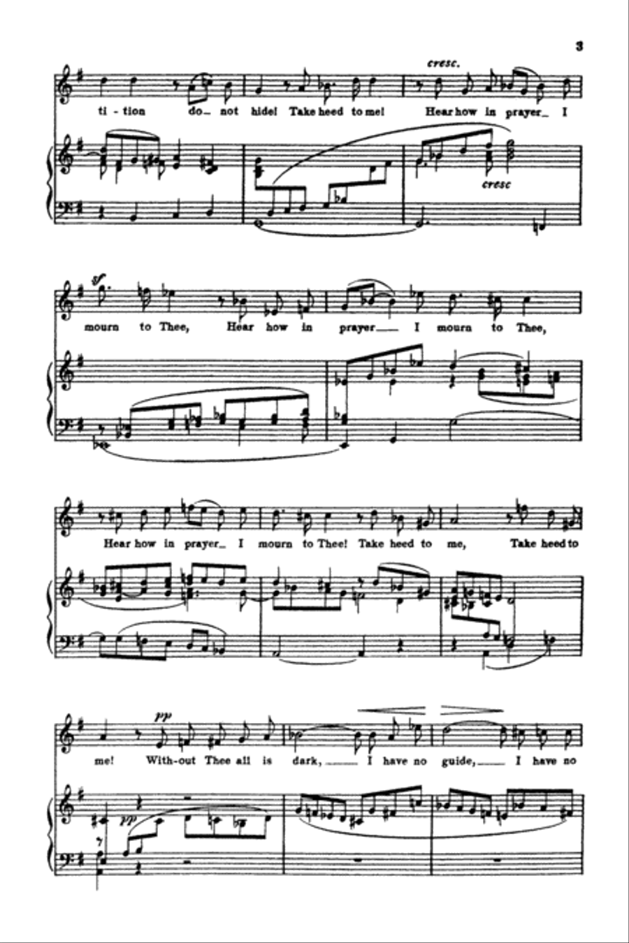 Hear My Prayer Hear My Prayer 4-Part scores gallery preview page 4