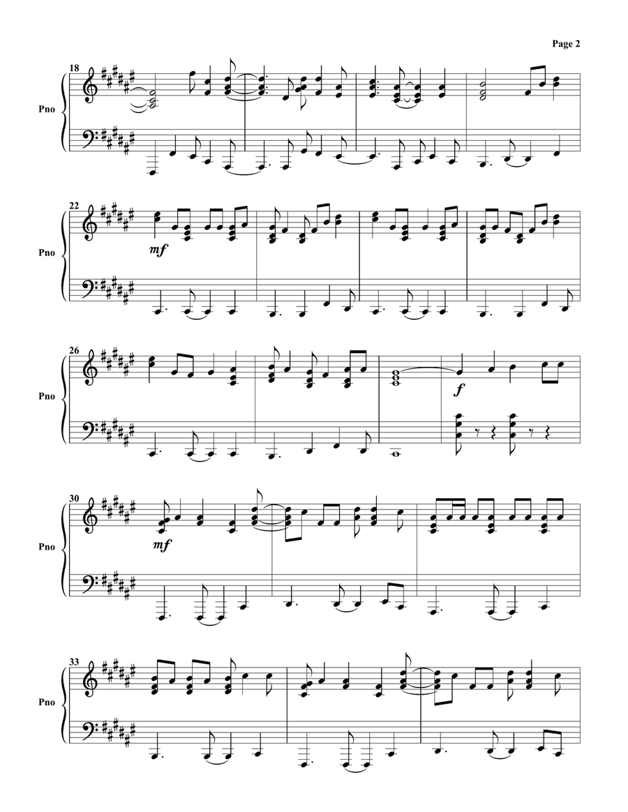 Build Piano Solo scores gallery preview page 2