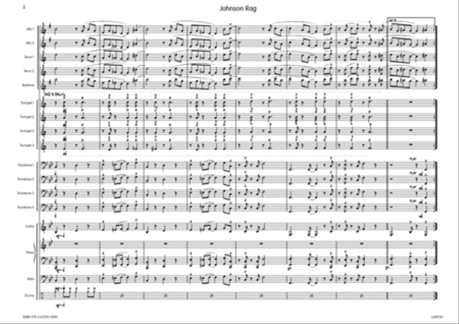 Johnson Rag Big Band scores gallery preview page 3