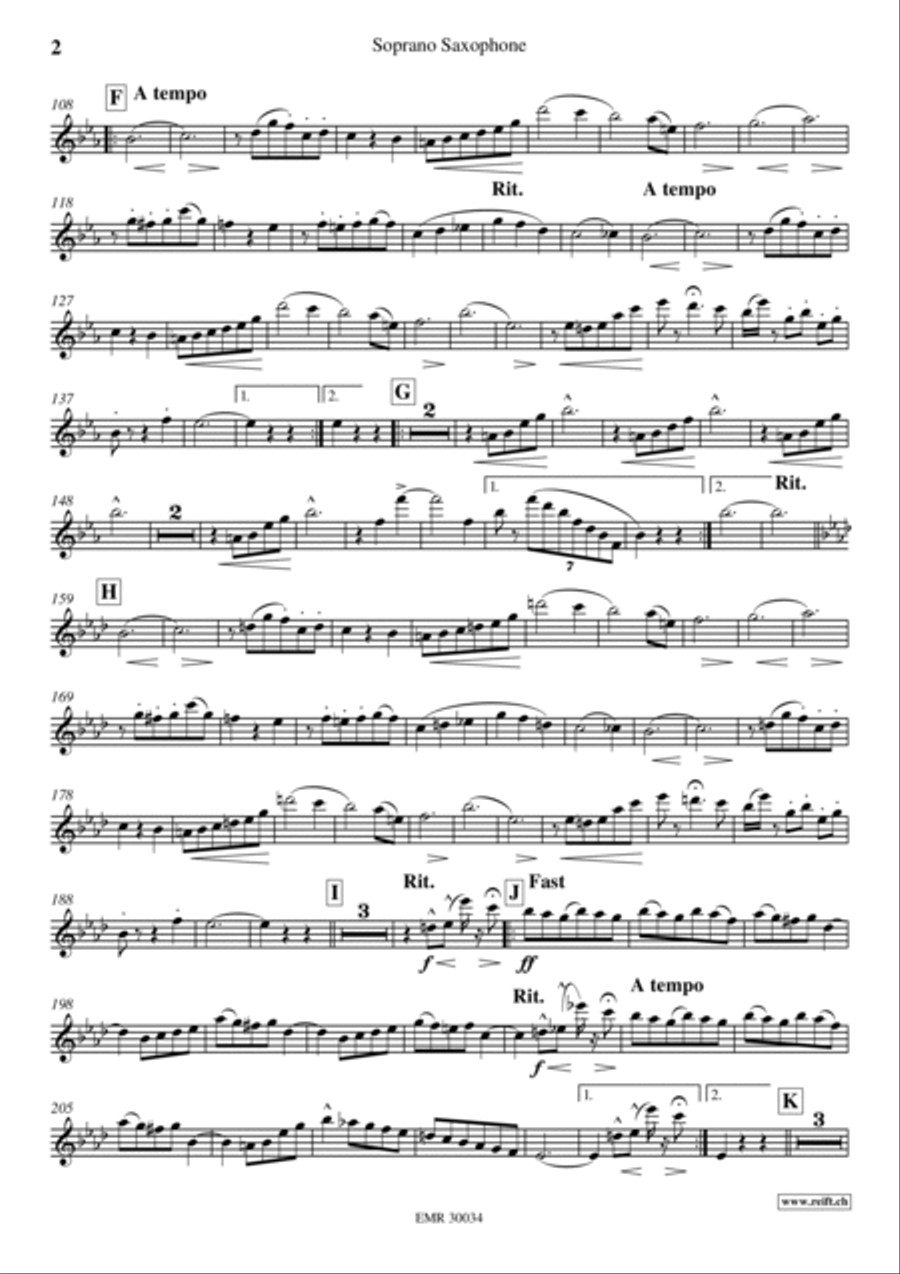 Love's Enchantment Soprano Saxophone scores gallery preview page 3