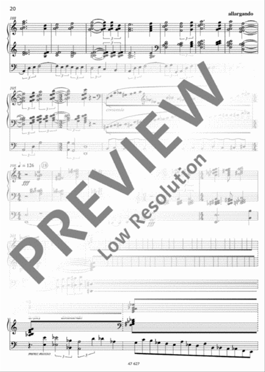 Cantus ad pacem Organ scores gallery preview page 21