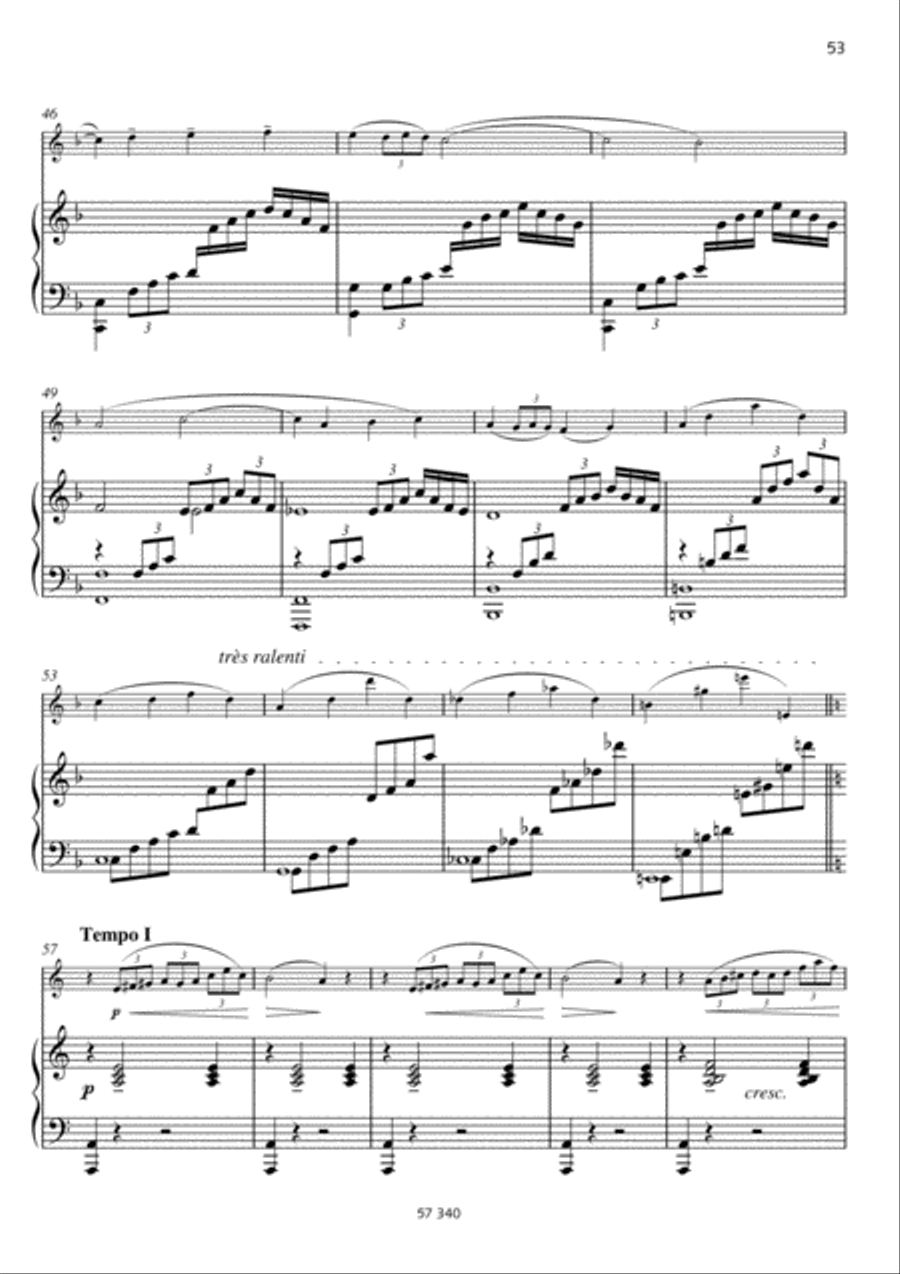 Arabesque Flute Solo scores gallery preview page 4