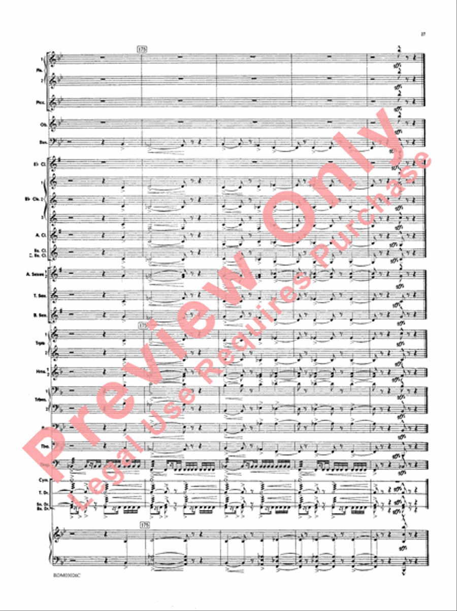 Festivo - Cs Concert Band scores gallery preview page 30