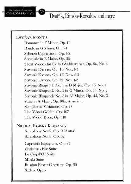 Dvorak, Rimsky-Korsakov and More - Volume V (Trumpet)