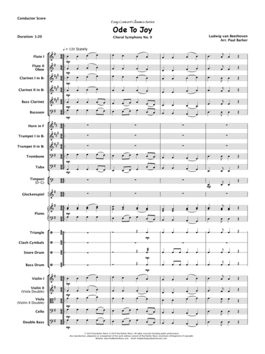 Easy Concert Classics - Full Orchestra Book 1 image number null