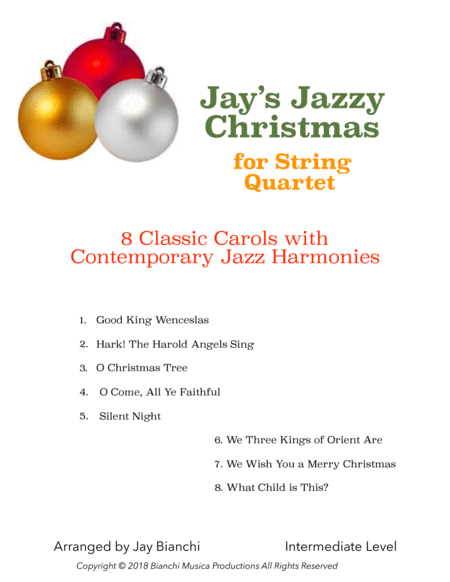 Jay's Jazzy Christmas String Quartets image number null