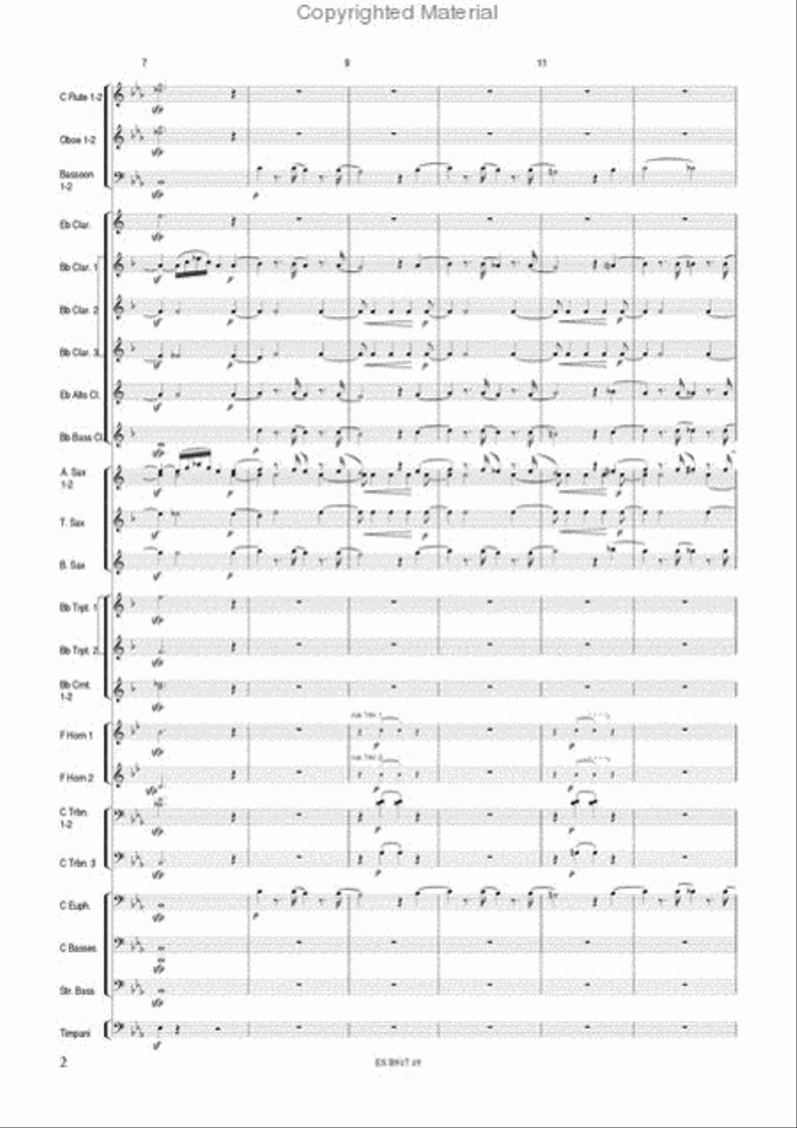 The Magic Flute - Overture Concert Band scores gallery preview page 4