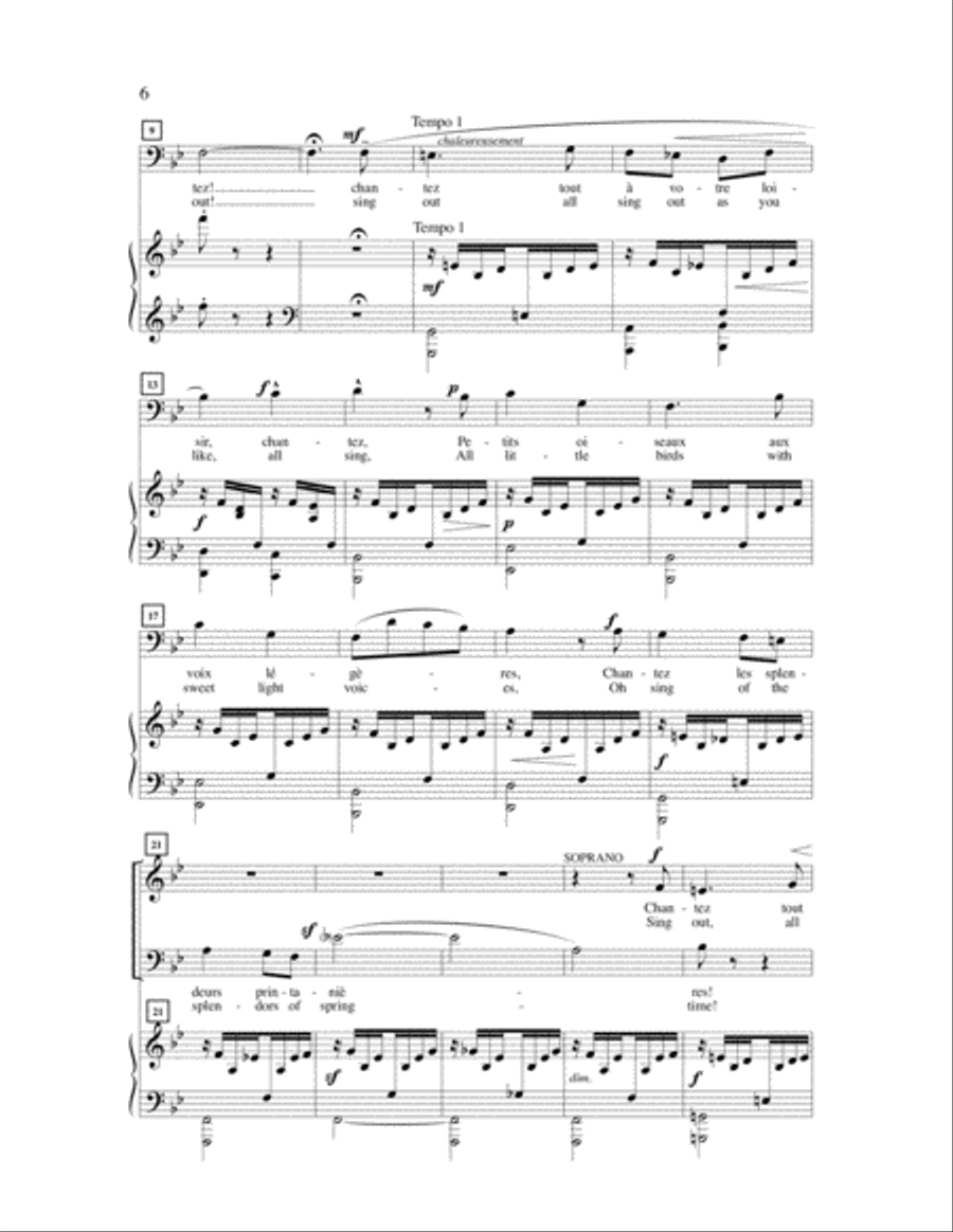 Chantez! 4-Part scores gallery preview page 3