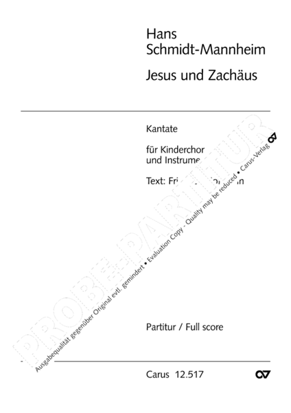 Jesus und Zachaus