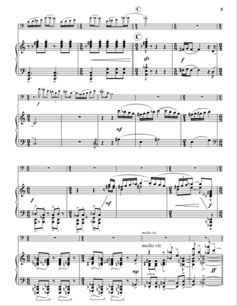 Fantasy Euphonium scores gallery preview page 5
