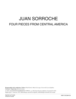 Book cover for Four Pieces from Central America