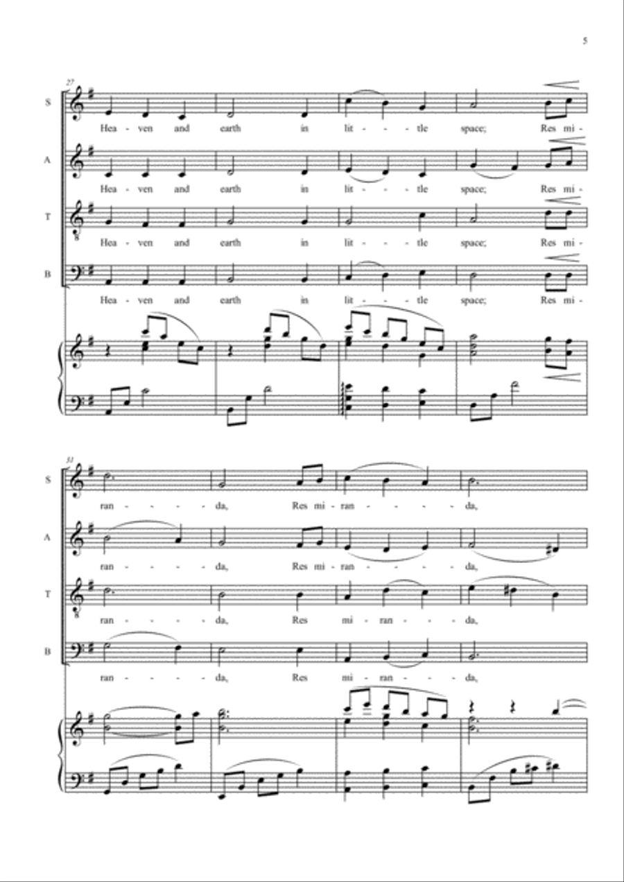 There Is No Rose There Is No Rose 4-Part scores gallery preview page 5