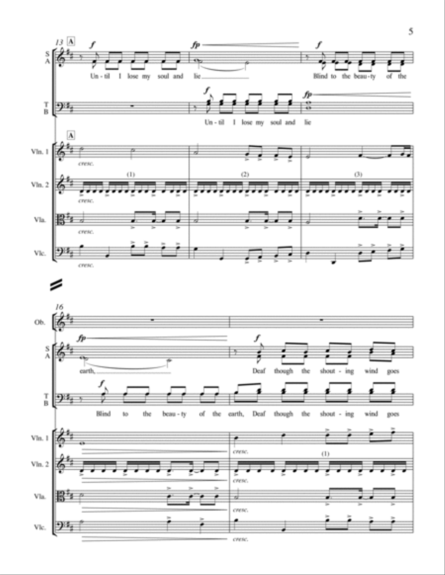 Let Me Love from For a Breath of Ecstasy Choir scores gallery preview page 3