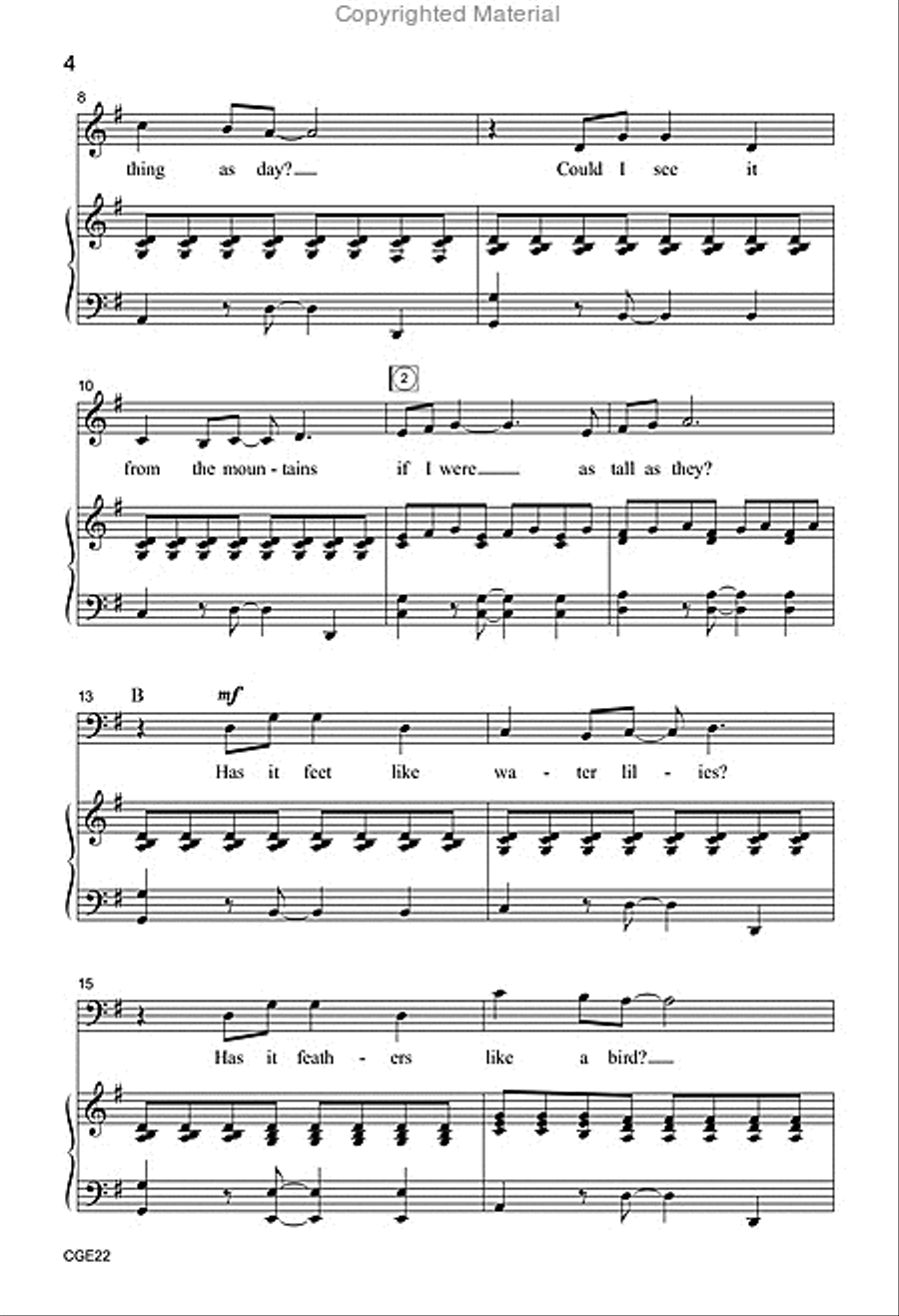 Will There Really Be A Morning? (SAB) 3-Part scores gallery preview page 3