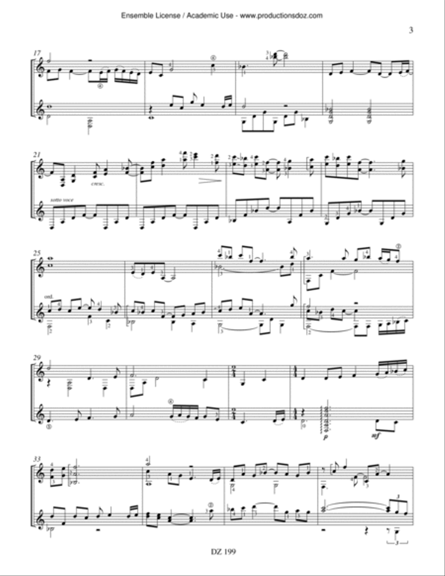 Edgefield Classical Guitar scores gallery preview page 3