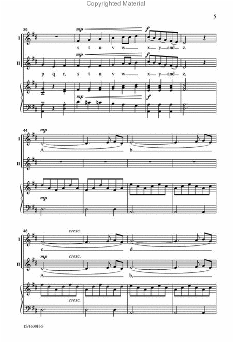 A Little Mozart A Little Mozart 2-Part scores gallery preview page 5