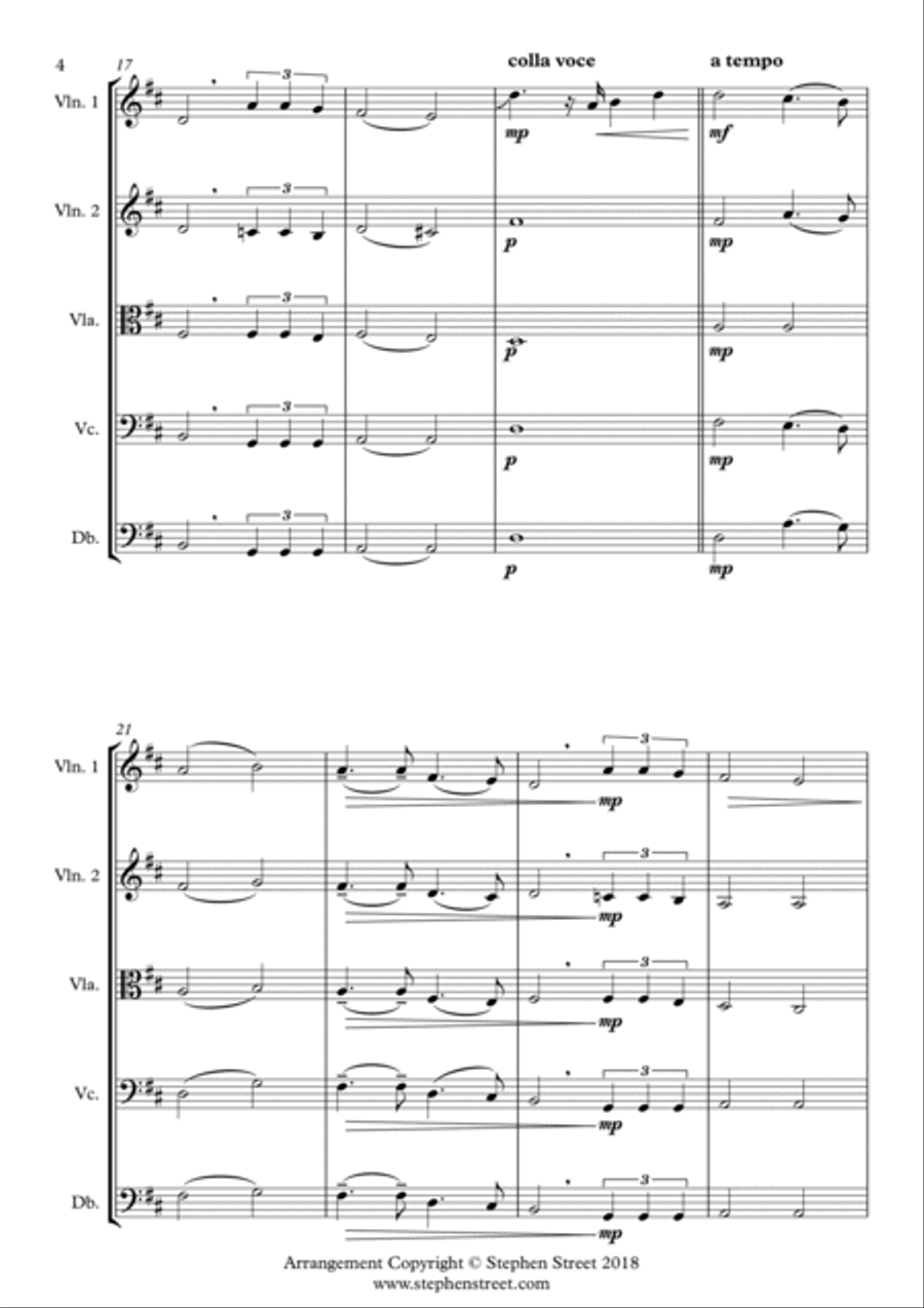 Wakrazulwa for String Quintet String Quintet scores gallery preview page 4