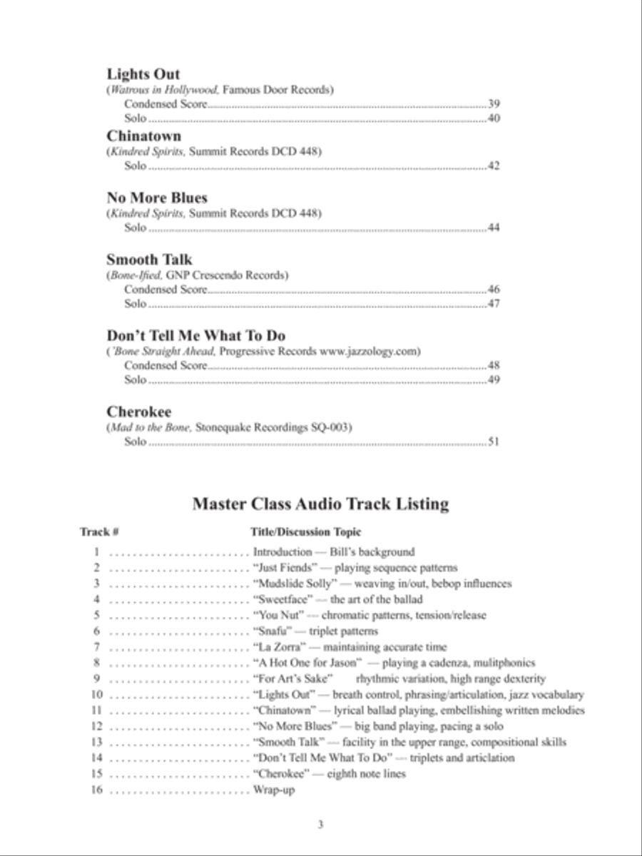 The Music of Bill Watrous Baritone Horn scores gallery preview page 3