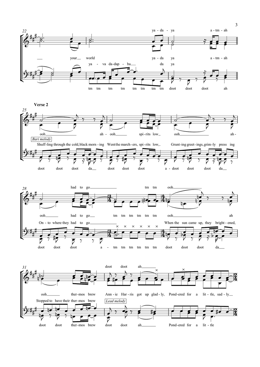 We're Gonna Change The World SSAA scores gallery preview page 3