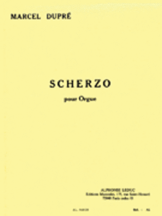 Book cover for Scherzo pour Orgue