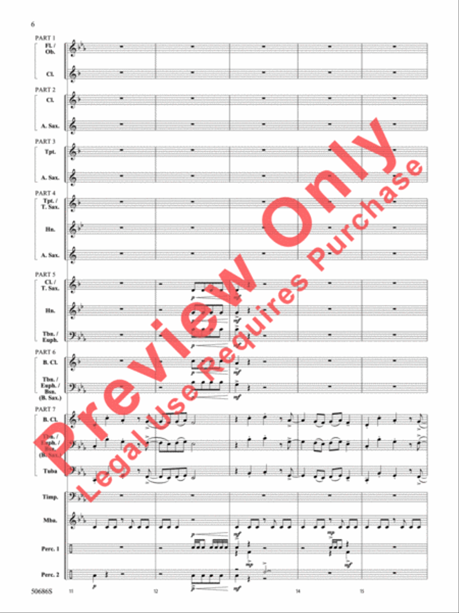 Tripwire Concert Band scores gallery preview page 7