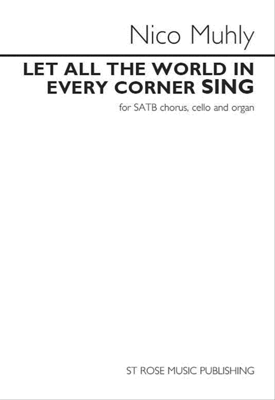 Let All the World in Every Corner Sing 4-Part scores gallery preview page 1