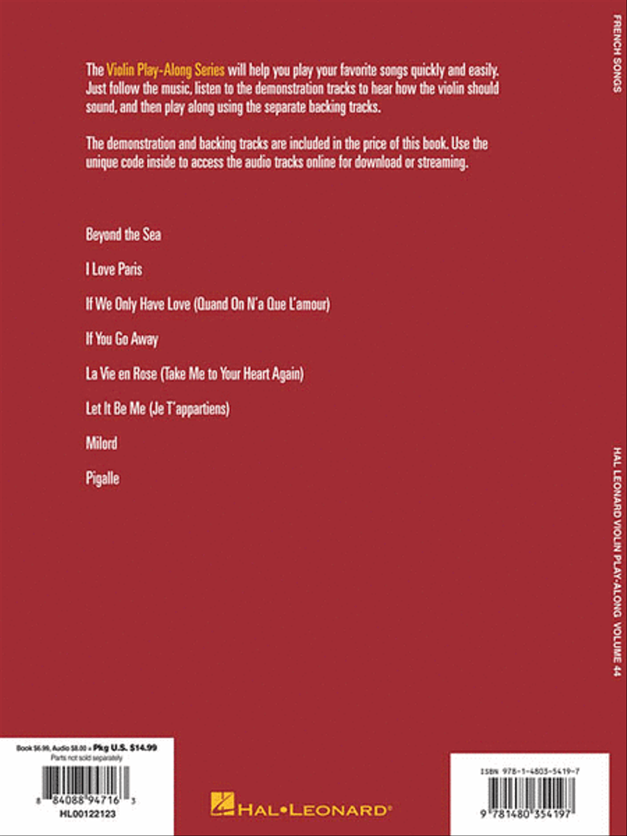 French Songs French Songs Violin Solo scores gallery preview page 2